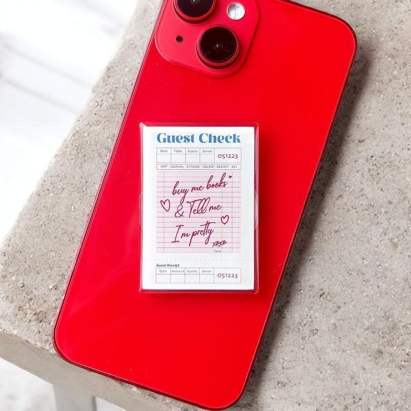 Elevate Your Style with the Romance Kindle Grip - Pink Heart Design for MagSafe & More!