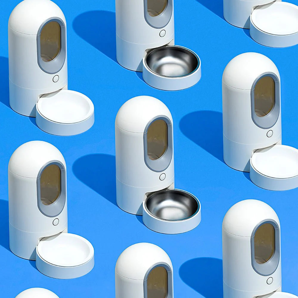 HEYBO WiFi-Enabled Automatic Cat Feeder with App Control and Timed Dispensing