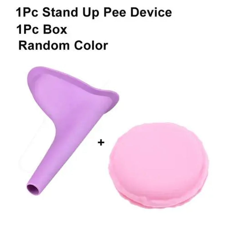 Experience Freedom with the Women Urinal - Portable Silicone & Disposable Paper Urination Device for Outdoor Adventures