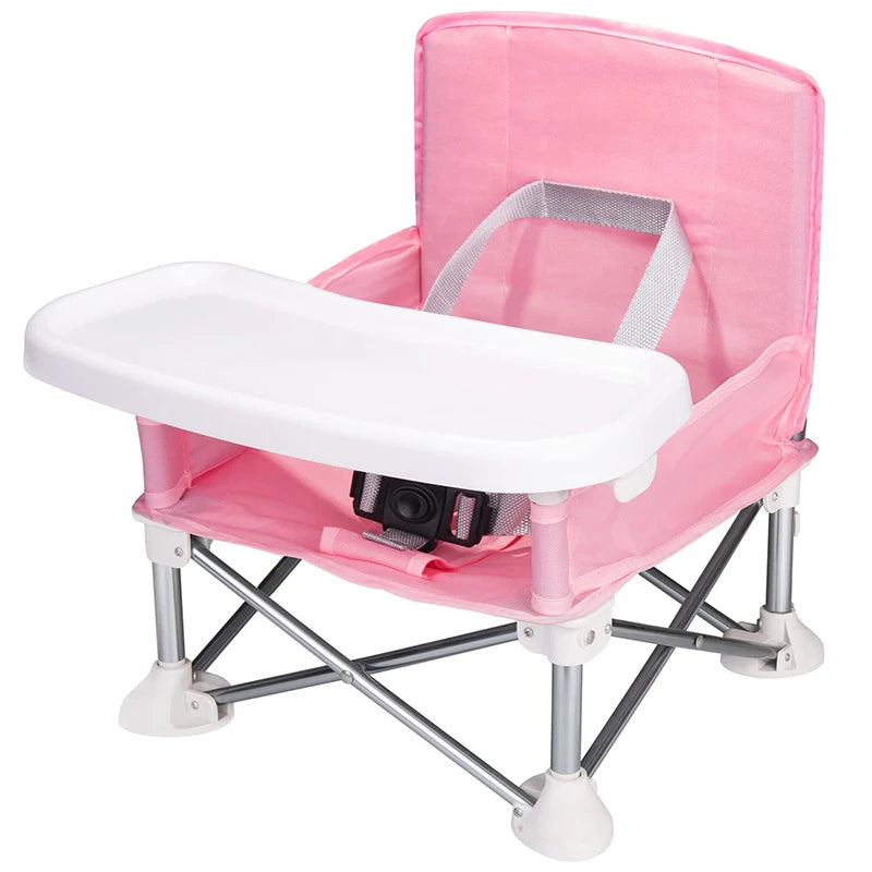 Baby Foldable Portable Dining Chair - The Perfect Beach Companion for Your Little One!