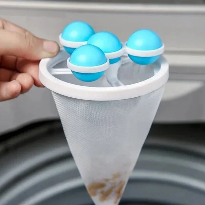 Effortlessly Eliminate Pet Fur with Our Reusable Washing Machine Hair Filter! 🐾✨ Perfect for Lint & Hair Removal! 💧💖