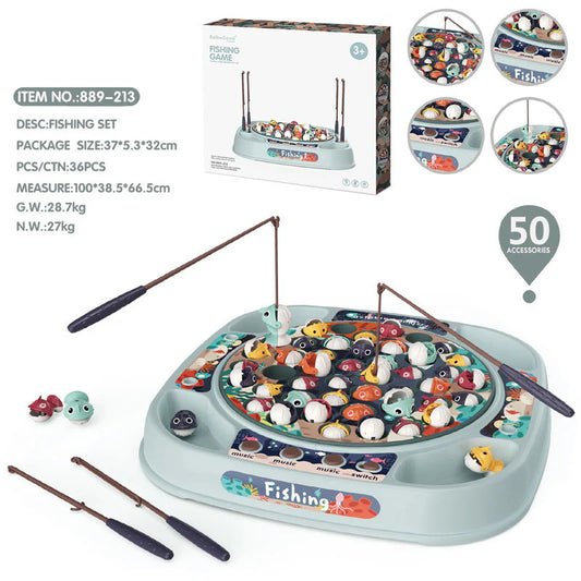 Exciting Electronic Miniature Fishing Game for Toddlers - Fun and Educational Playtime!