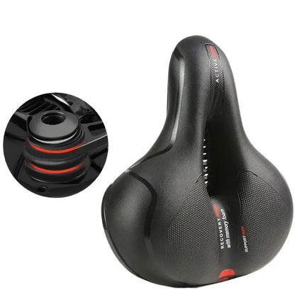 Experience Ultimate Comfort with Our Shock-Absorbing Hollow Breathable Bicycle Saddle for Road and MTB Bikes