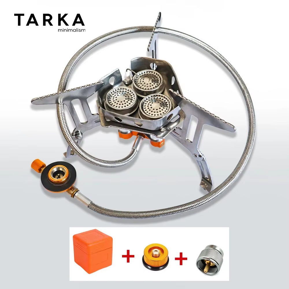 Powerful and Portable Camping Gas Stove - 6800W Outdoor Burner for All Your Cooking Adventures
