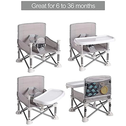 Baby Foldable Portable Dining Chair - The Perfect Beach Companion for Your Little One!