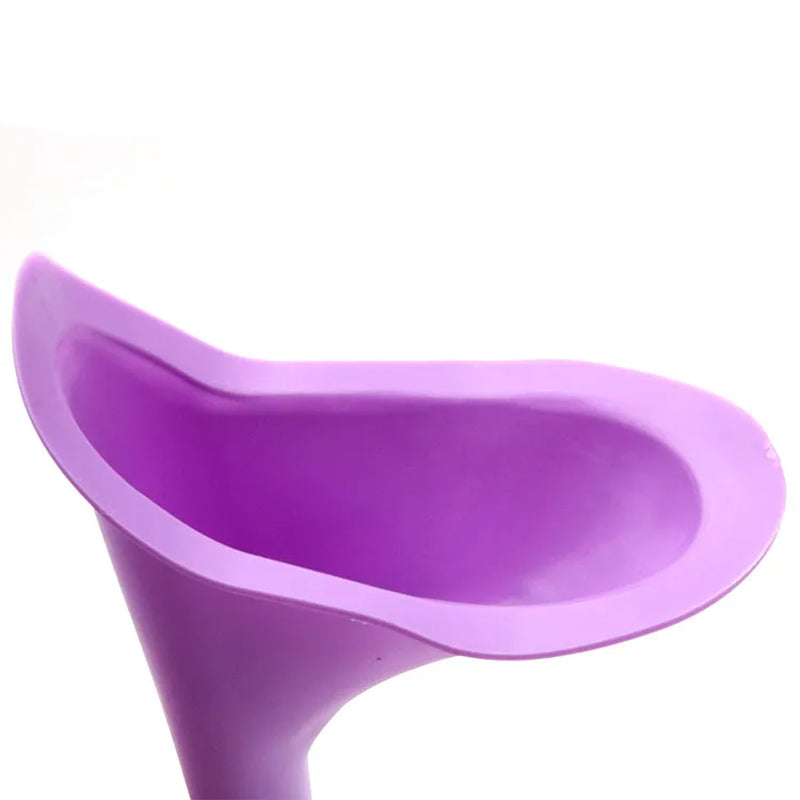 Experience Freedom with the Women Urinal - Portable Silicone & Disposable Paper Urination Device for Outdoor Adventures