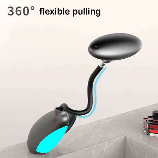 Elevate Your Bathroom with the Stunning Penguin Pull-Out Basin Faucet Featuring LED Light and 3 Color Rotating Spray