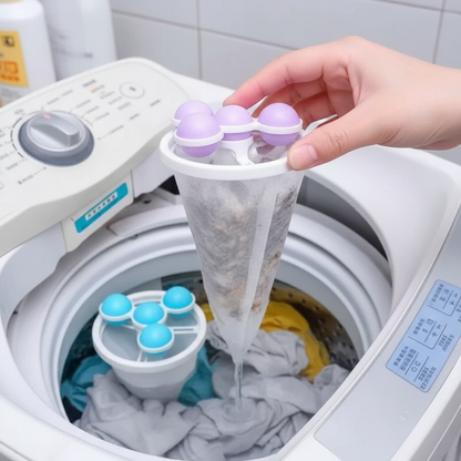 Say Goodbye to Pet Fur - Reusable Washing Machine Hair Filter for Effortless Lint Removal! 🐾✨
