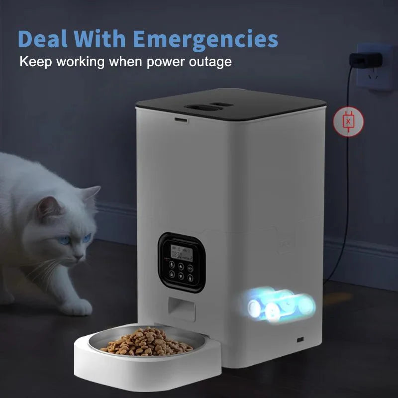 Revolutionize Your Pet's Mealtime with the HEYBO WiFi-Enabled Smart Pet Feeder - Control Feeding from Anywhere!