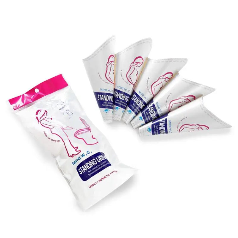 Experience Freedom with the Women Urinal - Portable Silicone & Disposable Paper Urination Device for Outdoor Adventures