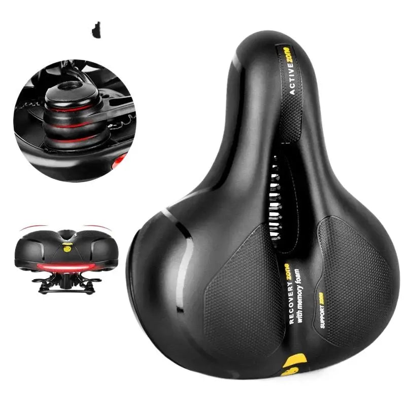 Experience Ultimate Comfort with Our Shock-Absorbing Hollow Breathable Bicycle Saddle for Road and MTB Bikes