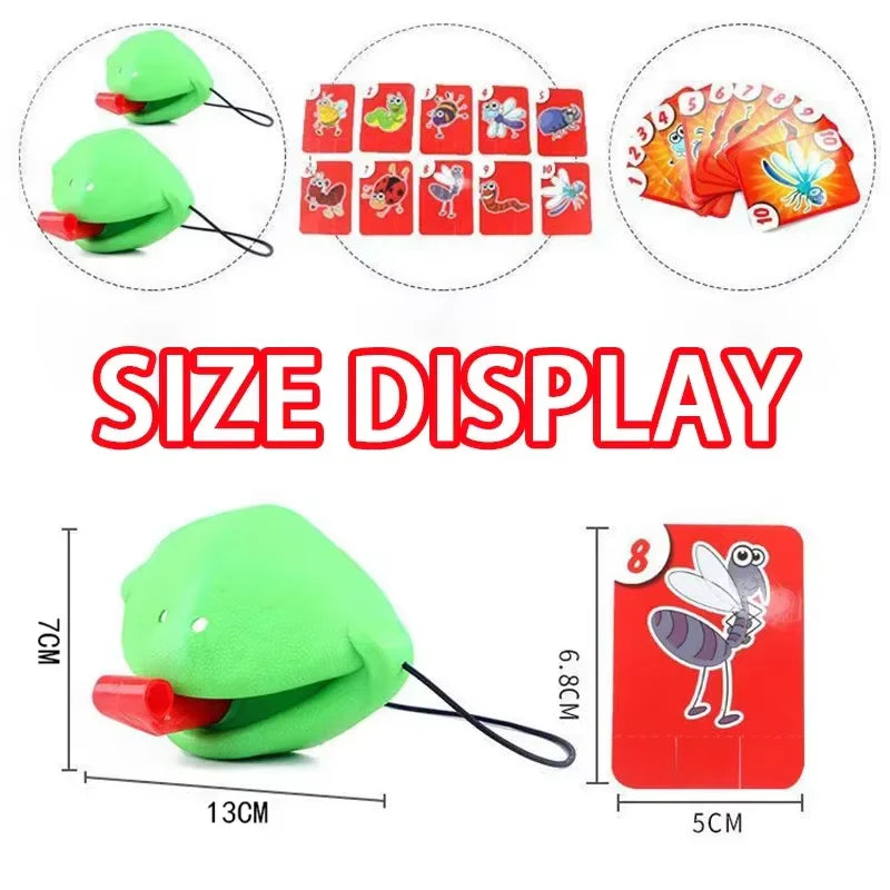 Frog Lizard Mask Game with Wagging Tongue - The Ultimate Fun and Laughter Experience for Family and Friends!