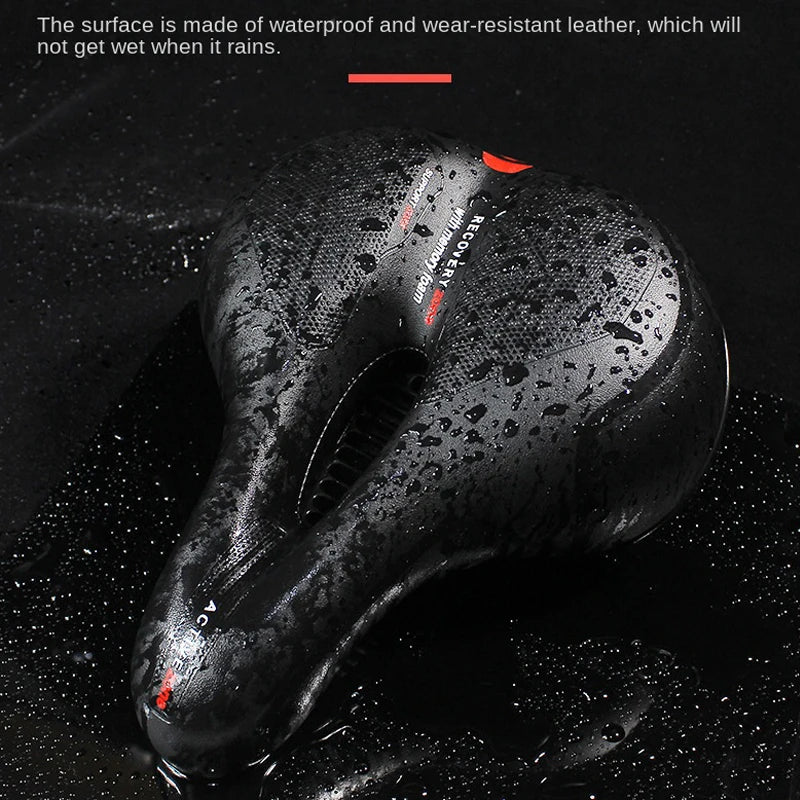 Experience Ultimate Comfort with Our Shock-Absorbing Hollow Breathable Bicycle Saddle for Road and MTB Bikes
