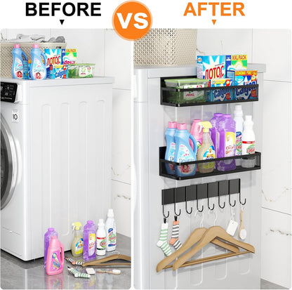 Transform Your Kitchen with Our Versatile Magnetic Spice Rack - 3 Pack Organizer with Hooks for Ultimate Convenience