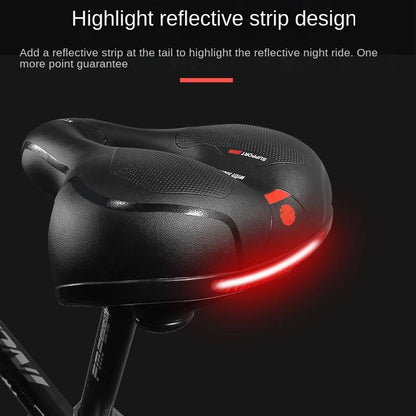 Experience Ultimate Comfort with Our Shock-Absorbing Hollow Breathable Bicycle Saddle for Road and MTB Bikes