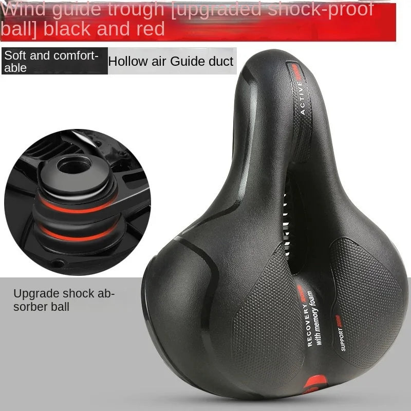 Experience Ultimate Comfort with Our Shock-Absorbing Hollow Breathable Bicycle Saddle for Road and MTB Bikes