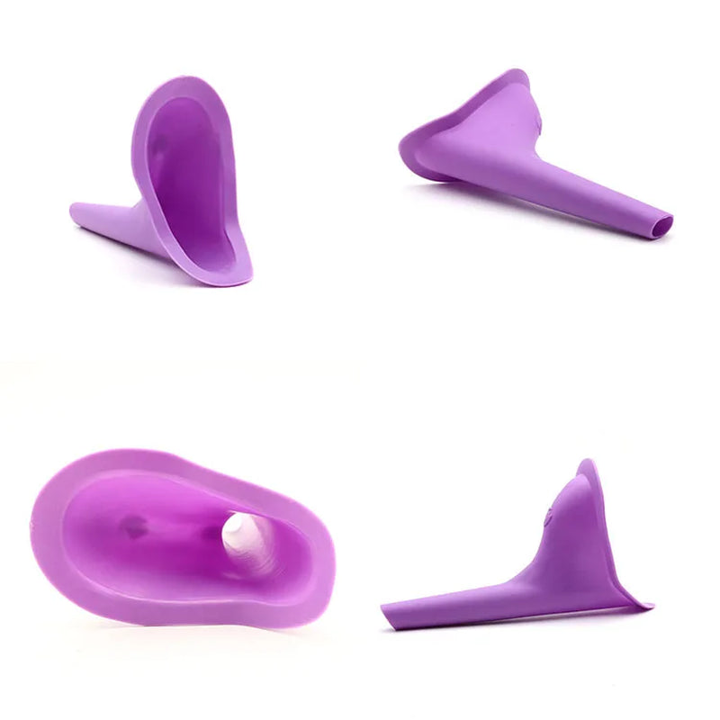 Experience Freedom with the Women Urinal - Portable Silicone & Disposable Paper Urination Device for Outdoor Adventures