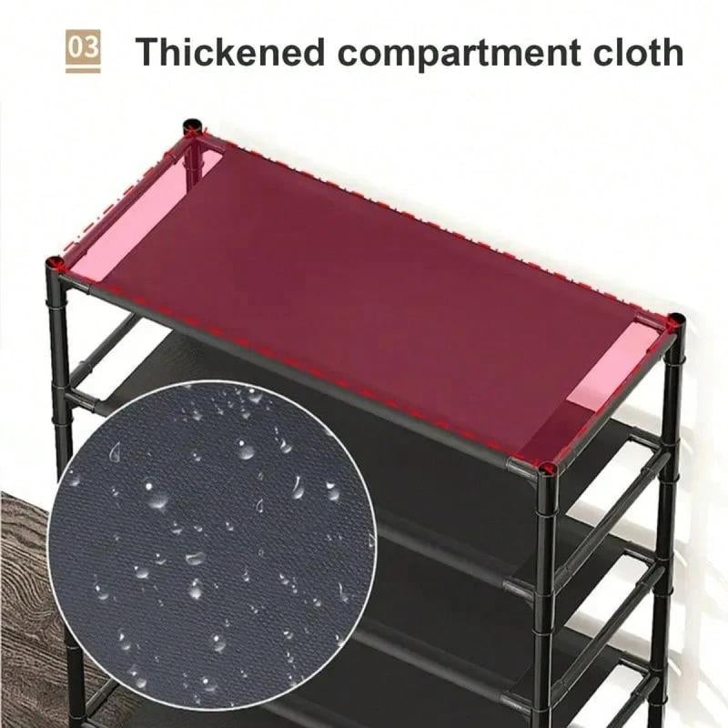 Stylish Multi-Functional Coat, Shoe, and Hat Rack - 60cm with Detachable Hooks for Effortless Home Organization