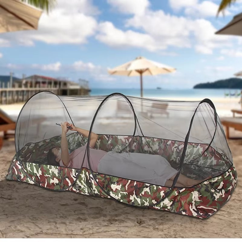 Ultimate Camping Mosquito Net - Waterproof, Portable, and Foldable for Outdoor Adventures and Dorm Living