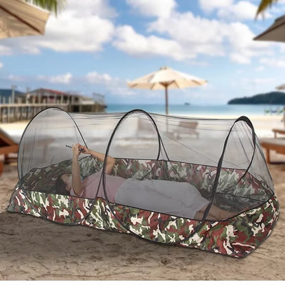 Ultimate Camping Mosquito Net - Waterproof, Portable, and Foldable for Outdoor Adventures and Dorm Living