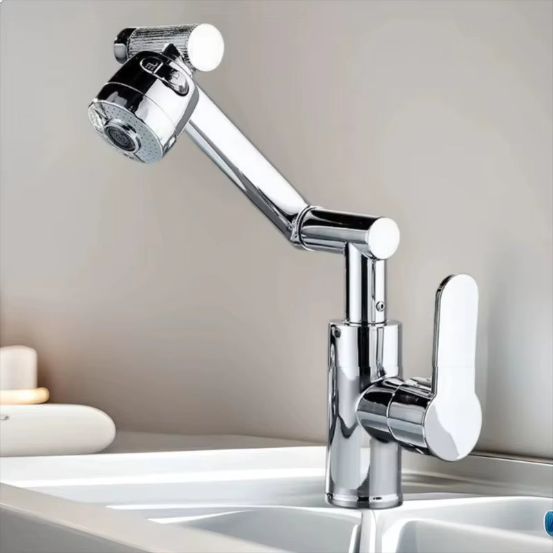 Revolutionary 1080° Swivel Kitchen and Bathroom Faucet - Multifunctional Cold and Hot Water Tap for Effortless Cleaning and Stylish Design