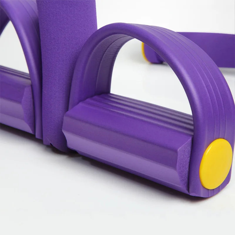 Elevate Your Fitness Routine with the Multifunctional 4-Tube Elastic Resistance Band for Total Body Strength and Flexibility