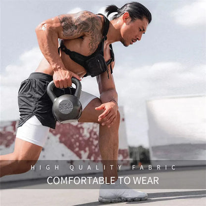 Elevate Your Workout with Men's Elasticated Waist Jogging Shorts - Perfect for Gym, Running, and Fitness Activities