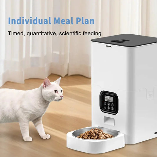Revolutionize Your Pet's Mealtime with the HEYBO WiFi-Enabled Smart Pet Feeder - Control Feeding from Anywhere!