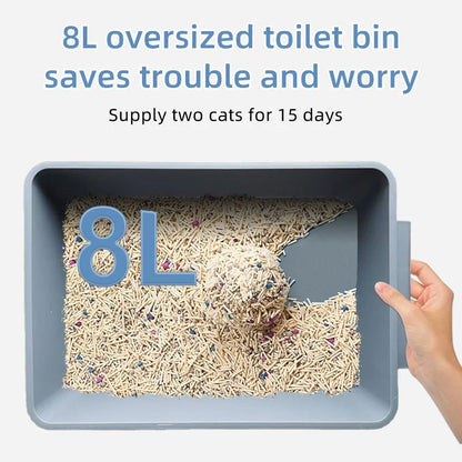 Revolutionize Your Cat's Litter Experience with the HEYBO Self-Cleaning 80L Automatic Litter Box