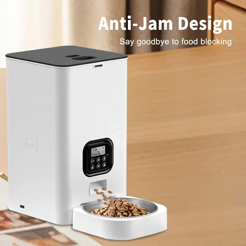 Revolutionize Your Pet's Mealtime with the HEYBO WiFi-Enabled Smart Pet Feeder - Control Feeding from Anywhere!