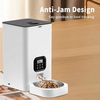 Revolutionize Your Pet's Mealtime with the HEYBO WiFi-Enabled Smart Pet Feeder - Control Feeding from Anywhere!