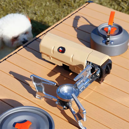 Ultimate Camping Cassette Stove - Portable 2600w Gas Burner for Outdoor Adventures, Hiking, and Picnics