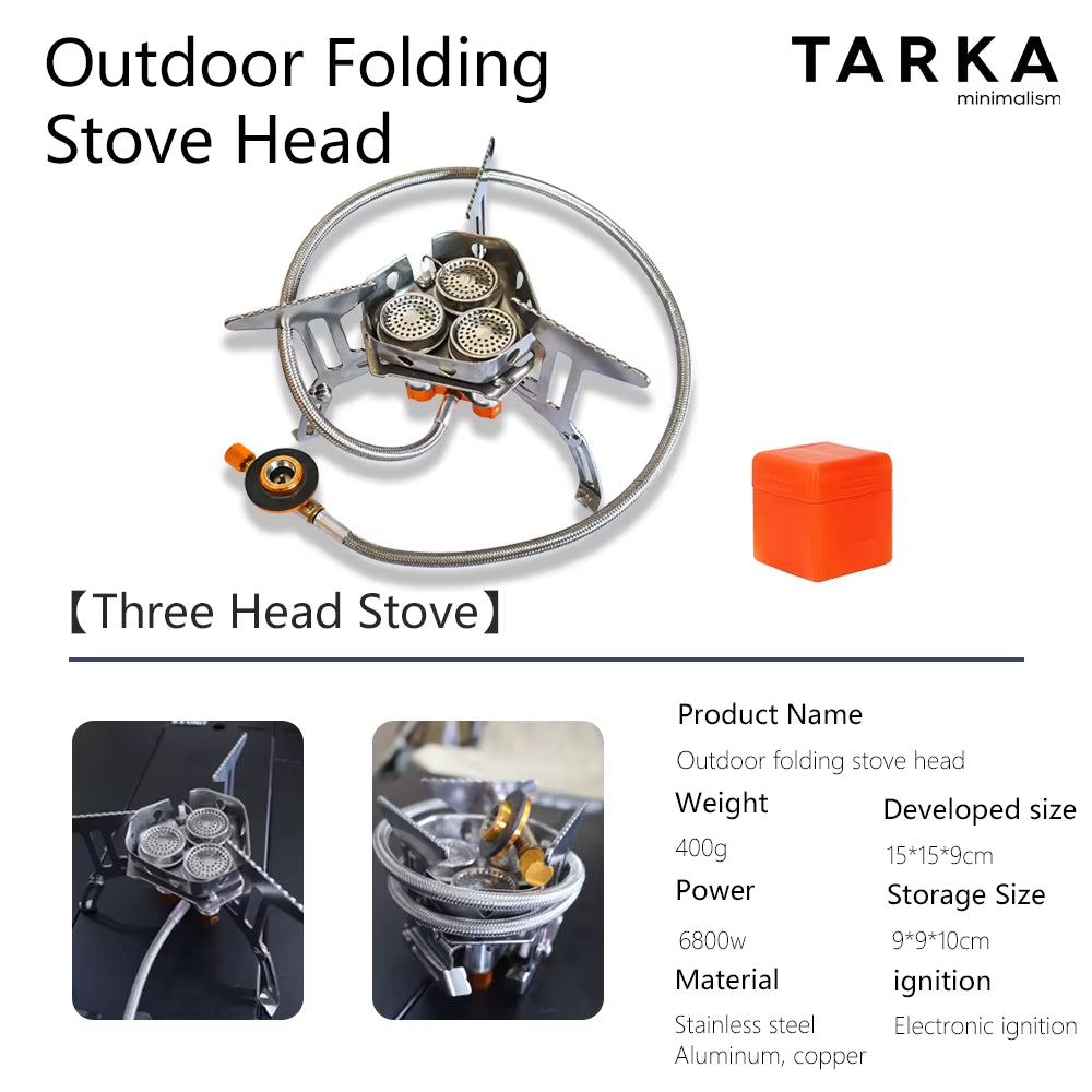 Powerful and Portable Camping Gas Stove - 6800W Outdoor Burner for All Your Cooking Adventures
