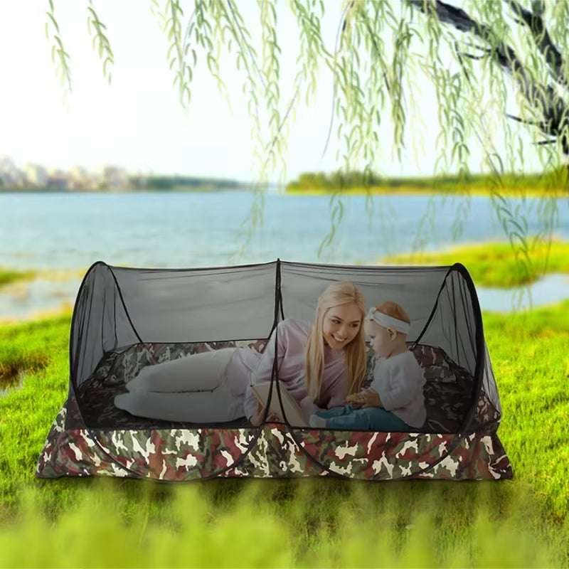Ultimate Camping Mosquito Net - Waterproof, Portable, and Foldable for Outdoor Adventures and Dorm Living