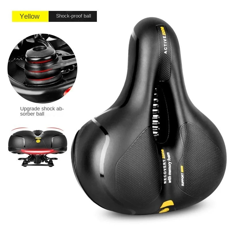 Experience Ultimate Comfort with Our Shock-Absorbing Hollow Breathable Bicycle Saddle for Road and MTB Bikes