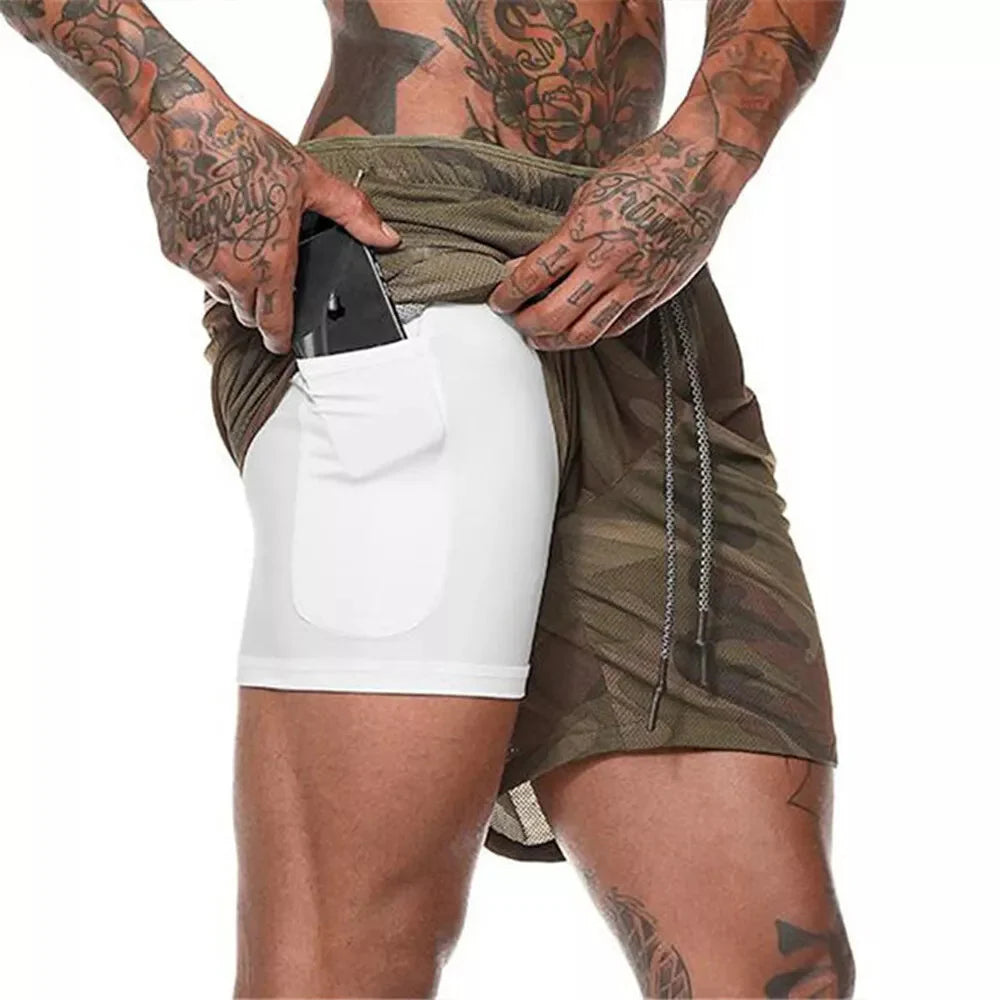 Elevate Your Workout with Men's Elasticated Waist Jogging Shorts - Perfect for Gym, Running, and Fitness Activities