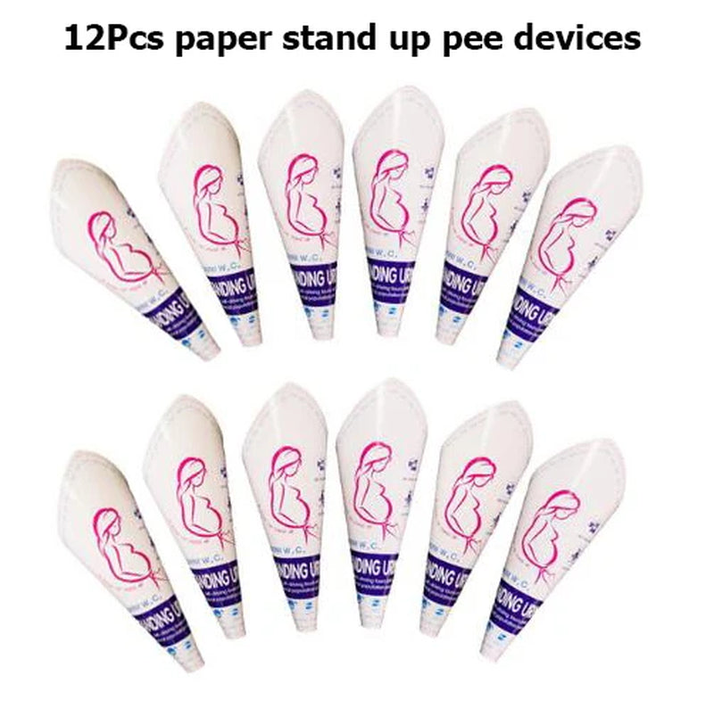 Experience Freedom with the Women Urinal - Portable Silicone & Disposable Paper Urination Device for Outdoor Adventures
