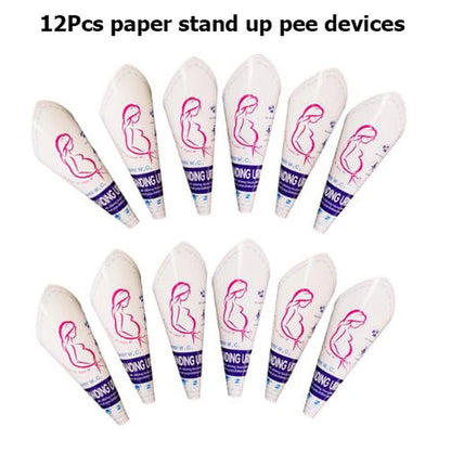 Experience Freedom with the Women Urinal - Portable Silicone & Disposable Paper Urination Device for Outdoor Adventures
